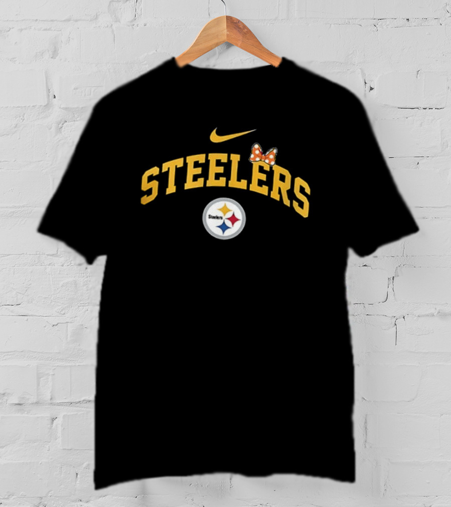 Pittsburgh Steelers Boo To You Fa Boo Lous Rugby Steelers Nike Bow T-Shirt