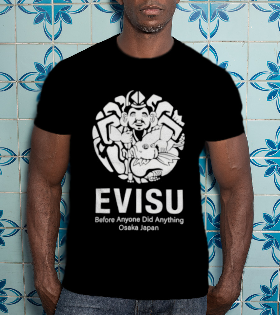 Evisu Before Anyone Did Anything Osaka Japan Iconic Graffiti Style Buddha T-Shirt