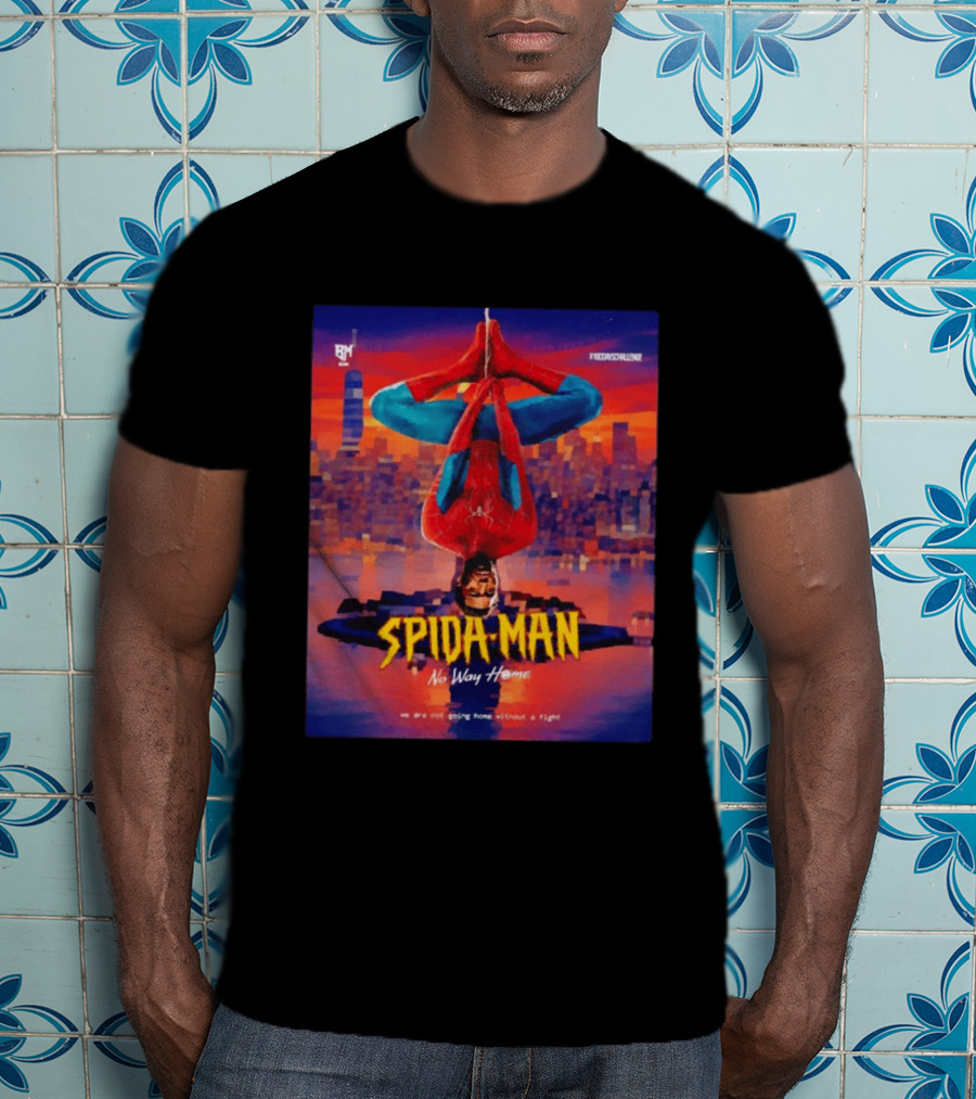 Donovan Mitchell Spida Man No Way Home Cleveland Cavaliers RM Challenge T-Shirt