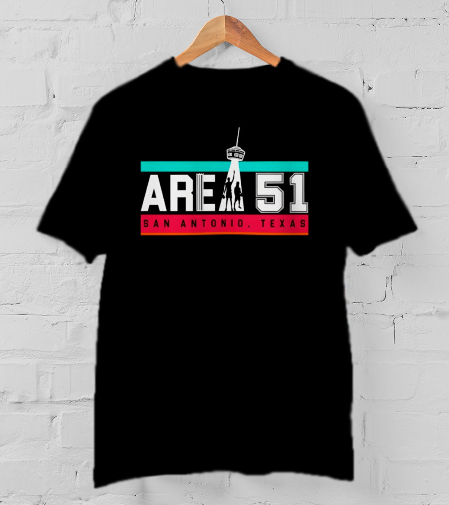 Stephon Castle Victor Wembanyama Area 51 San Antonio Texas Spurs Basketball T-Shirt