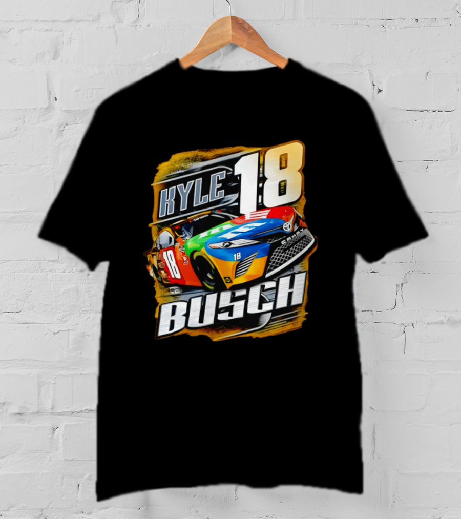 Kyle Busch 18 Toyota Camry Nascar Racing T-Shirt