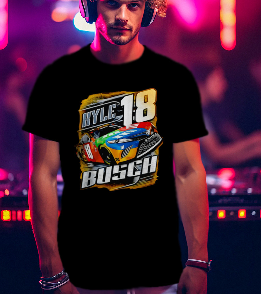 Kyle Busch 18 Toyota Camry Nascar Racing T-Shirt