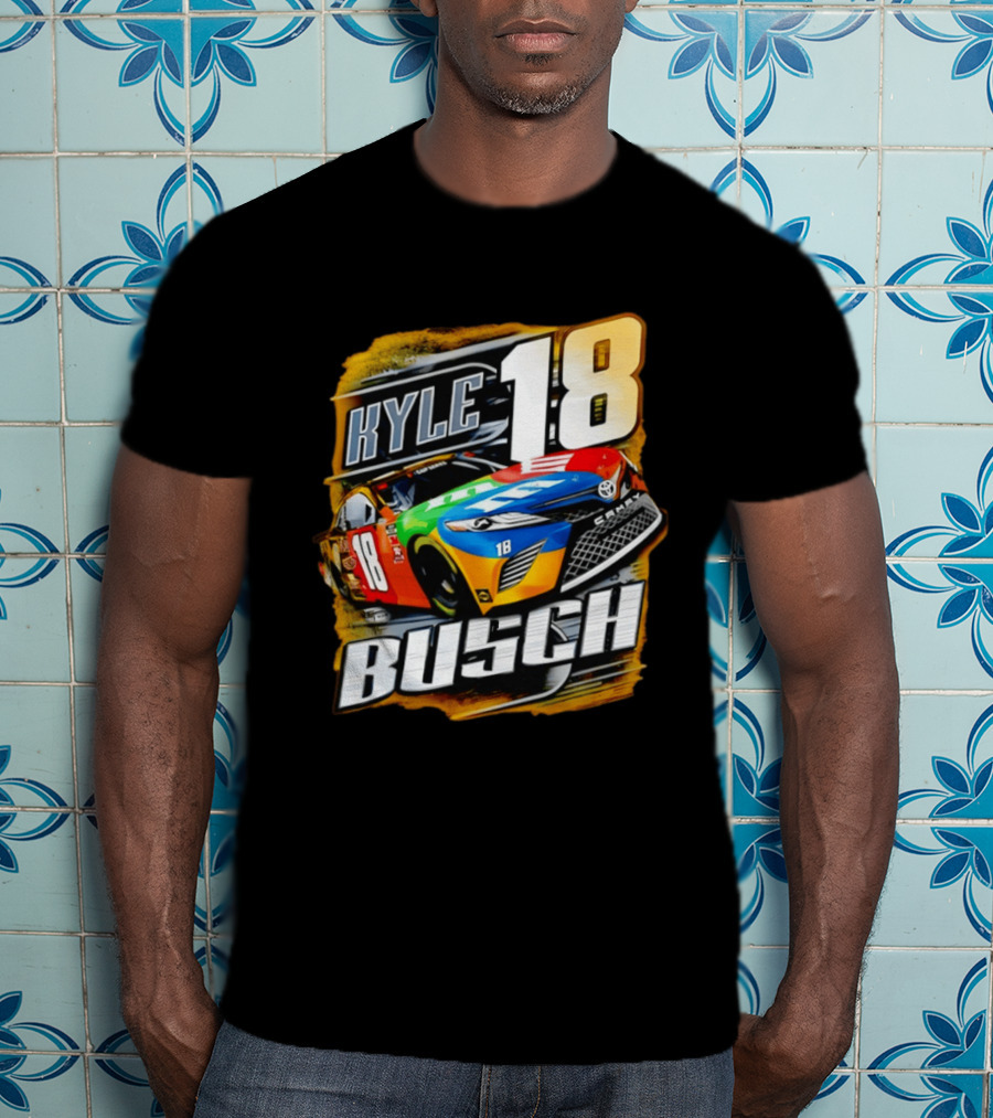Kyle Busch 18 Toyota Camry Nascar Racing T-Shirt