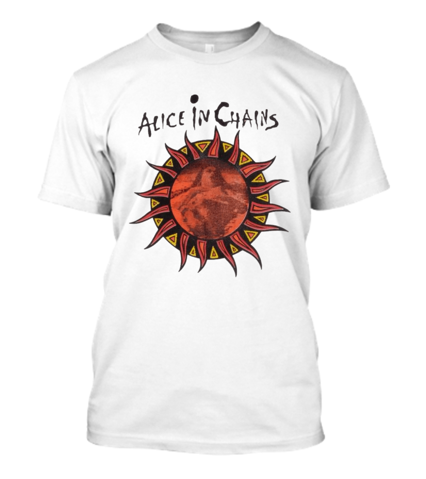 Alice In Chains Sun Graphic Lollapalooza 1993 Promo T-Shirt