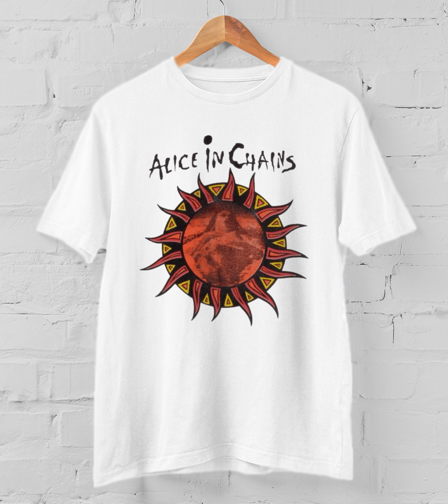 Alice In Chains Sun Graphic Lollapalooza 1993 Promo T-Shirt