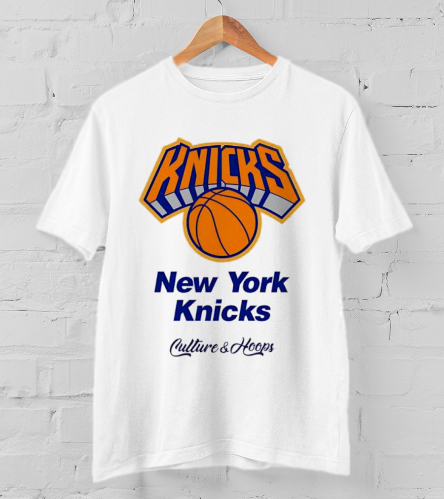 New York Knicks Culture & Hoops Basketball Team T-Shirt