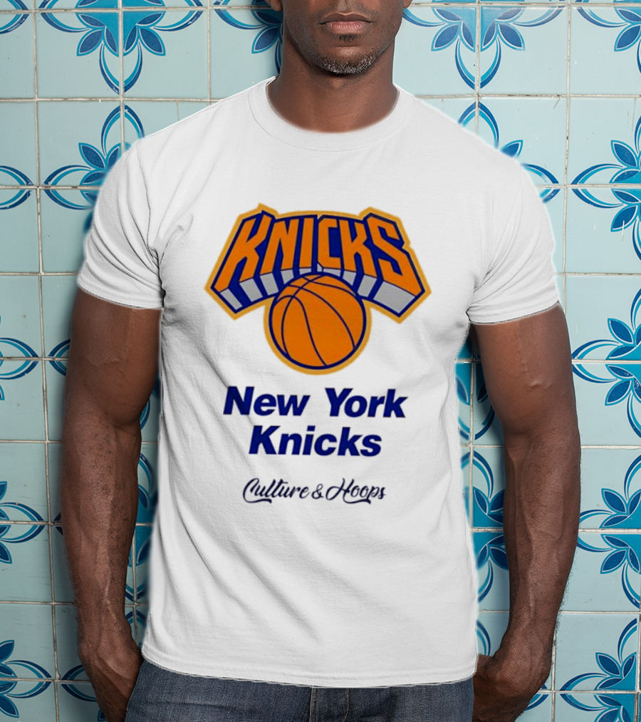 New York Knicks Culture & Hoops Basketball Team T-Shirt