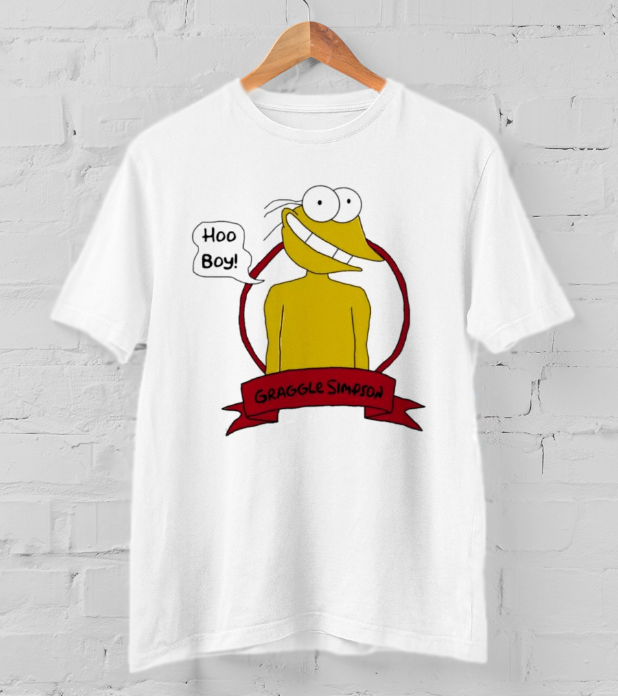 Hoo Boy Graggle Simpson Cartoon T-Shirt