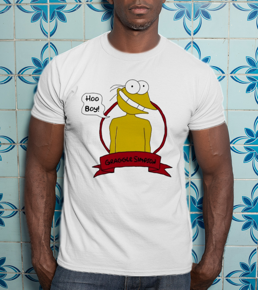 Hoo Boy Graggle Simpson Cartoon T-Shirt