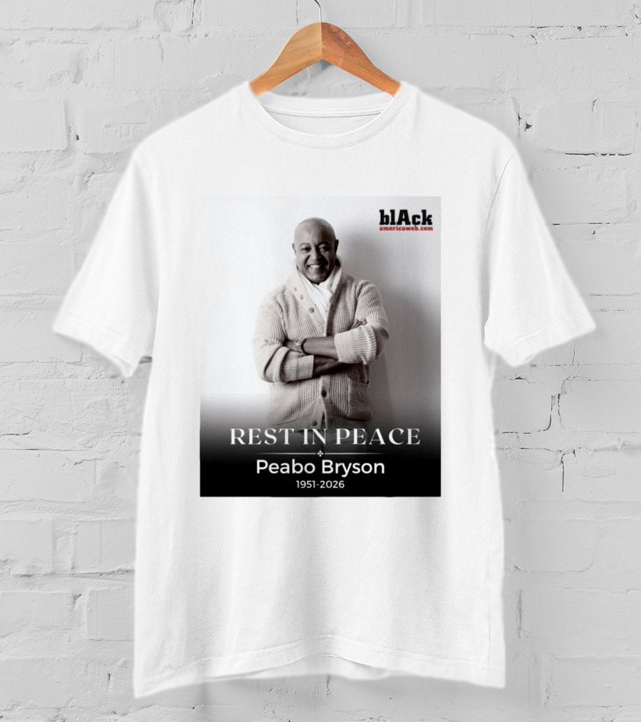 Rest In Peace Peabo Bryson 1951 2026 Singer Songwriter Beautiful Ballads T-Shirt