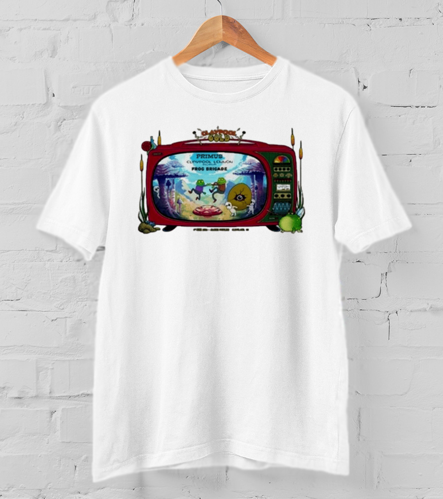 Primus Claypool Lennon Delirium Frog Brigade Cleveland June 2 2026 T-Shirt