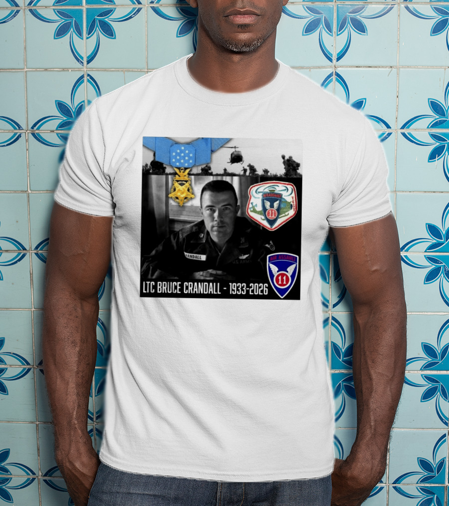 LTC Bruce Crandall Medal Of Honor Air Assault 1933 2026 T-Shirt