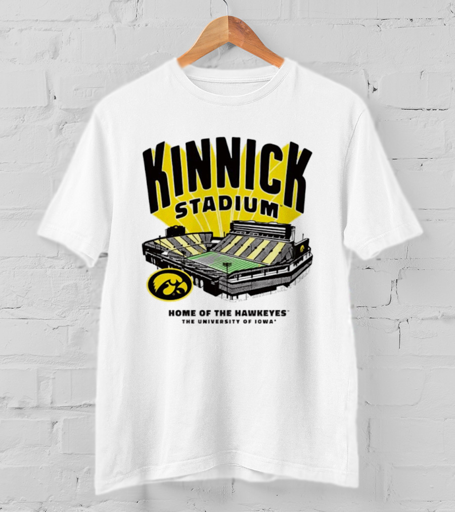 Kinnick Stadium Home Of The Hawkeyes University Of Iowa Football T-Shirt