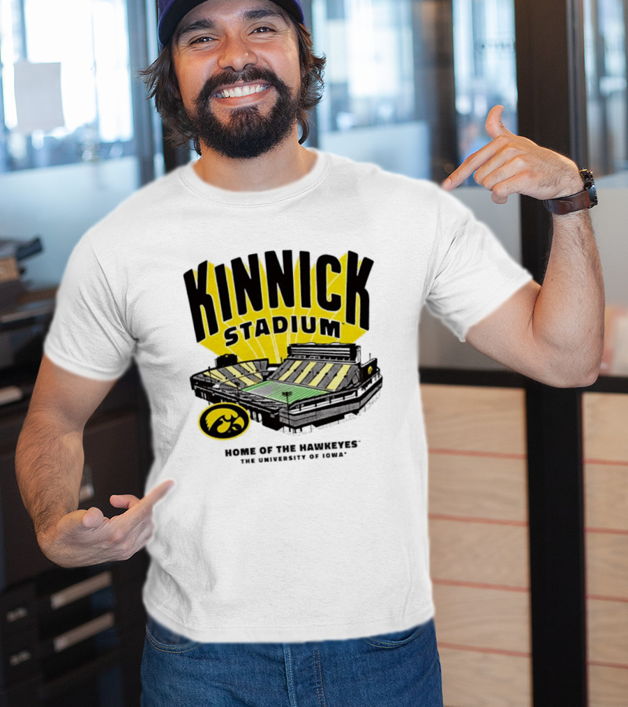 Kinnick Stadium Home Of The Hawkeyes University Of Iowa Football T-Shirt