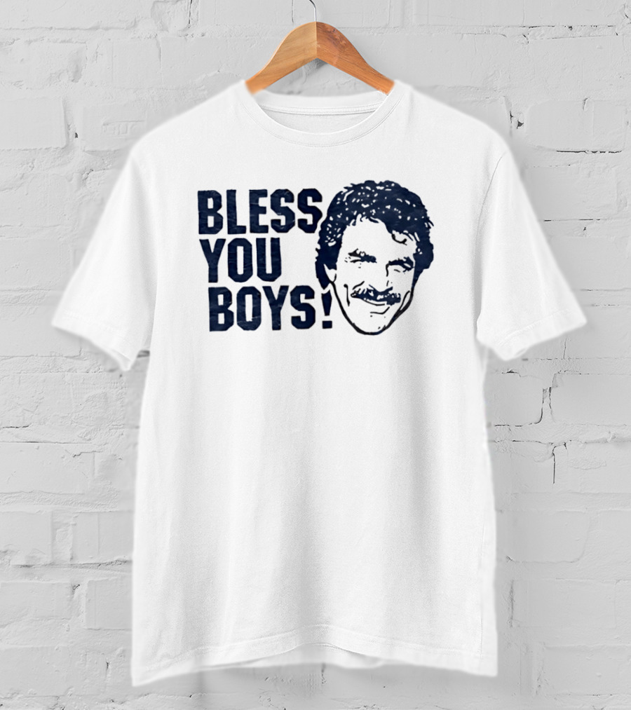 Bless You Boys Tom Selleck Detroit Tigers T-Shirt