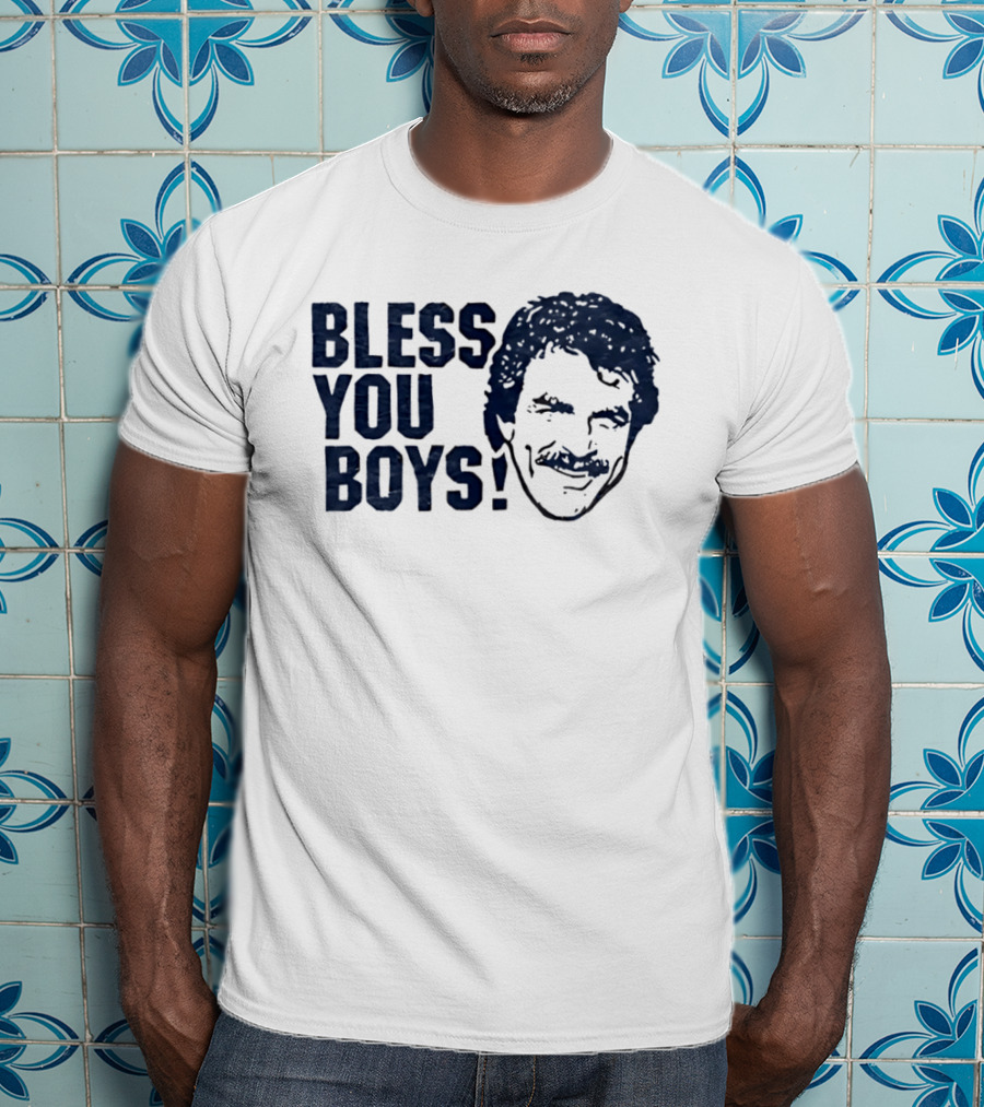 Bless You Boys Tom Selleck Detroit Tigers T-Shirt