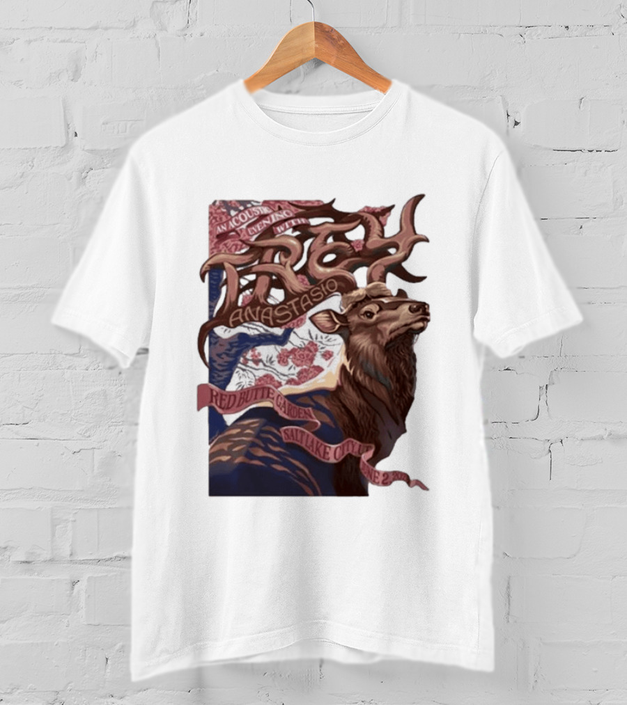 Trey Anastasio Acoustic Evening Red Butte Garden Salt Lake City UT June 02 2026 T-Shirt