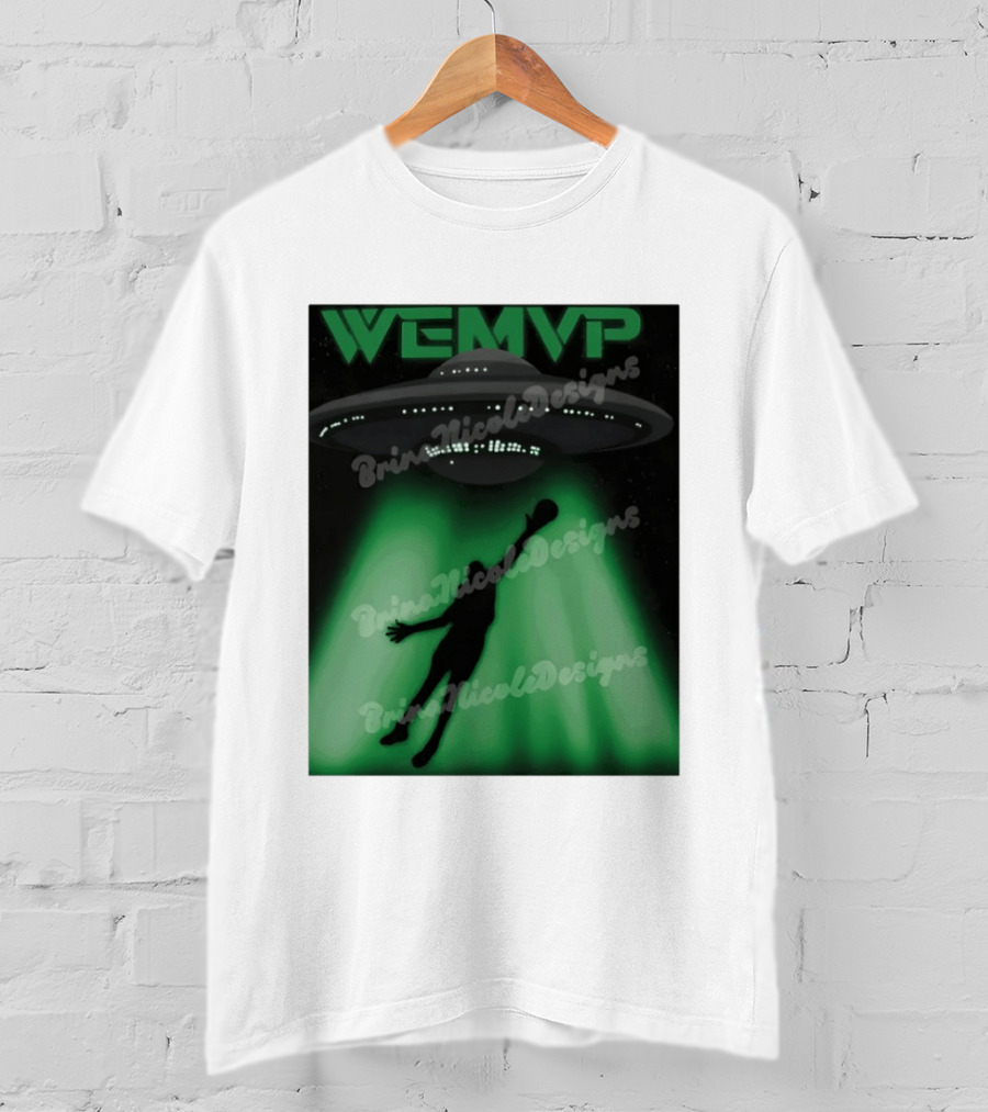 WEMVP Wemby Alien UFO San Antonio Spurs Basketball NBA 2026 T-Shirt