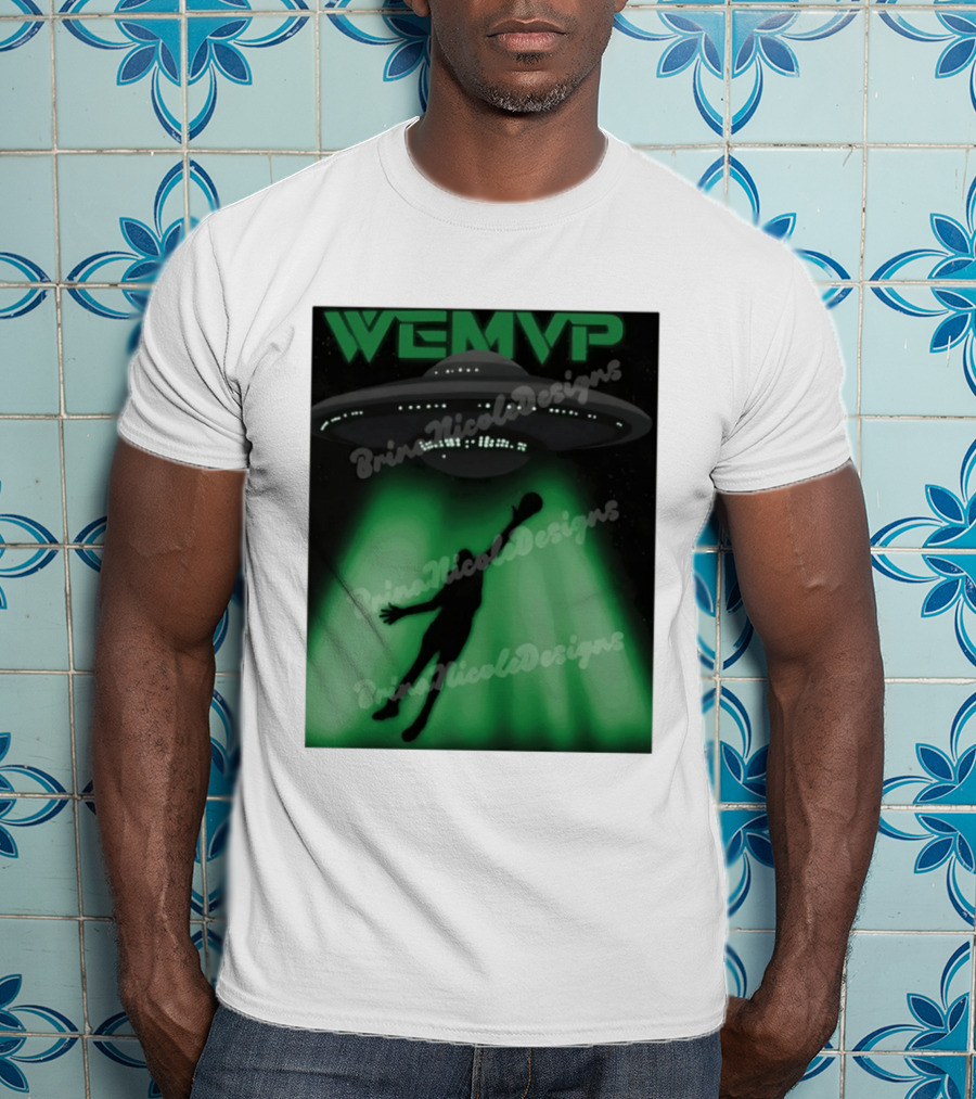 WEMVP Wemby Alien UFO San Antonio Spurs Basketball NBA 2026 T-Shirt