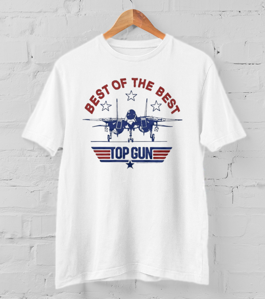 Best Of The Best Jet Fighter Top Gun F 14 Stars T-Shirt