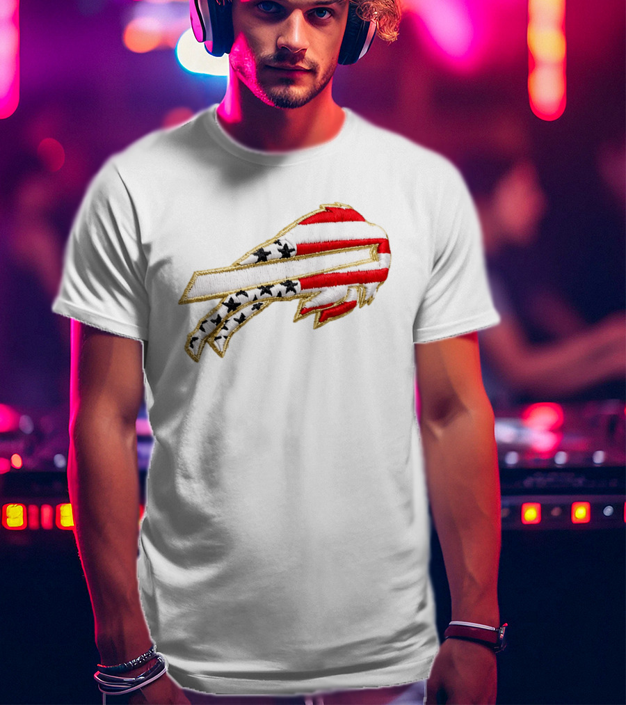 Bills America 250th Anniversary Stars And Stripes T-Shirt