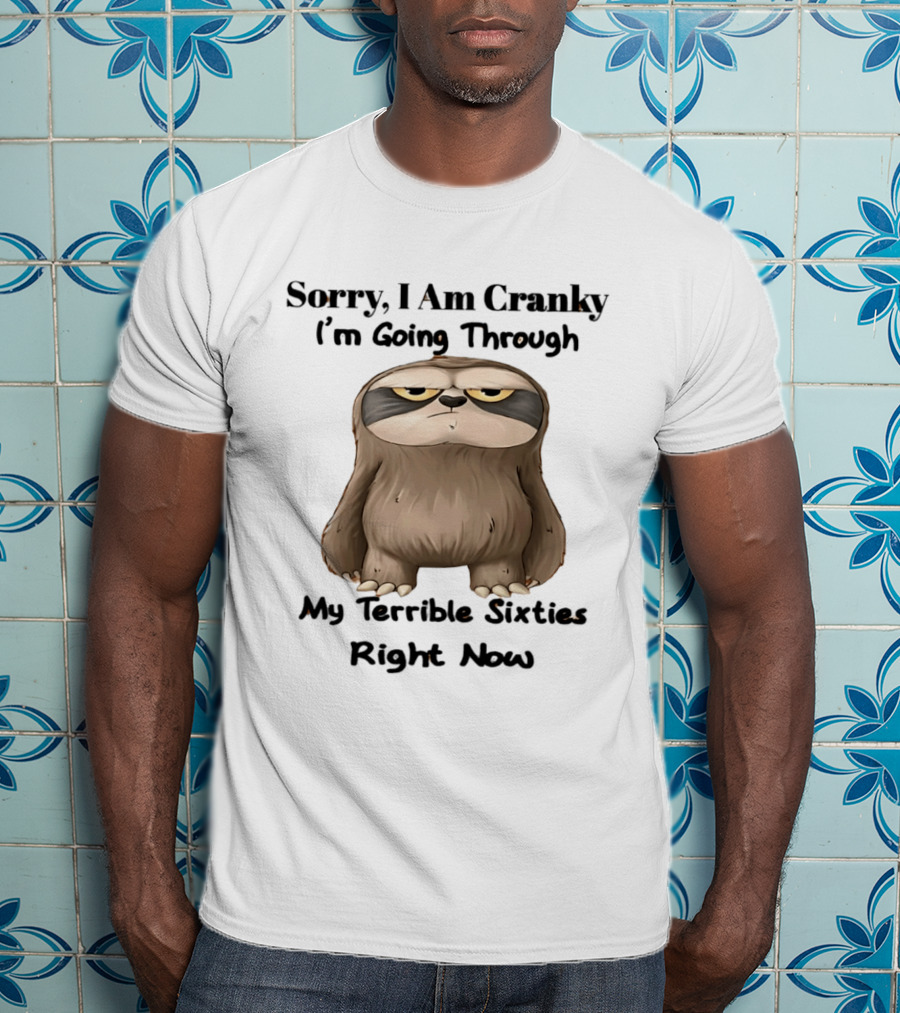 Sorry I Am Cranky I'm Going Through My Terrible Sixties Right Now T-Shirt