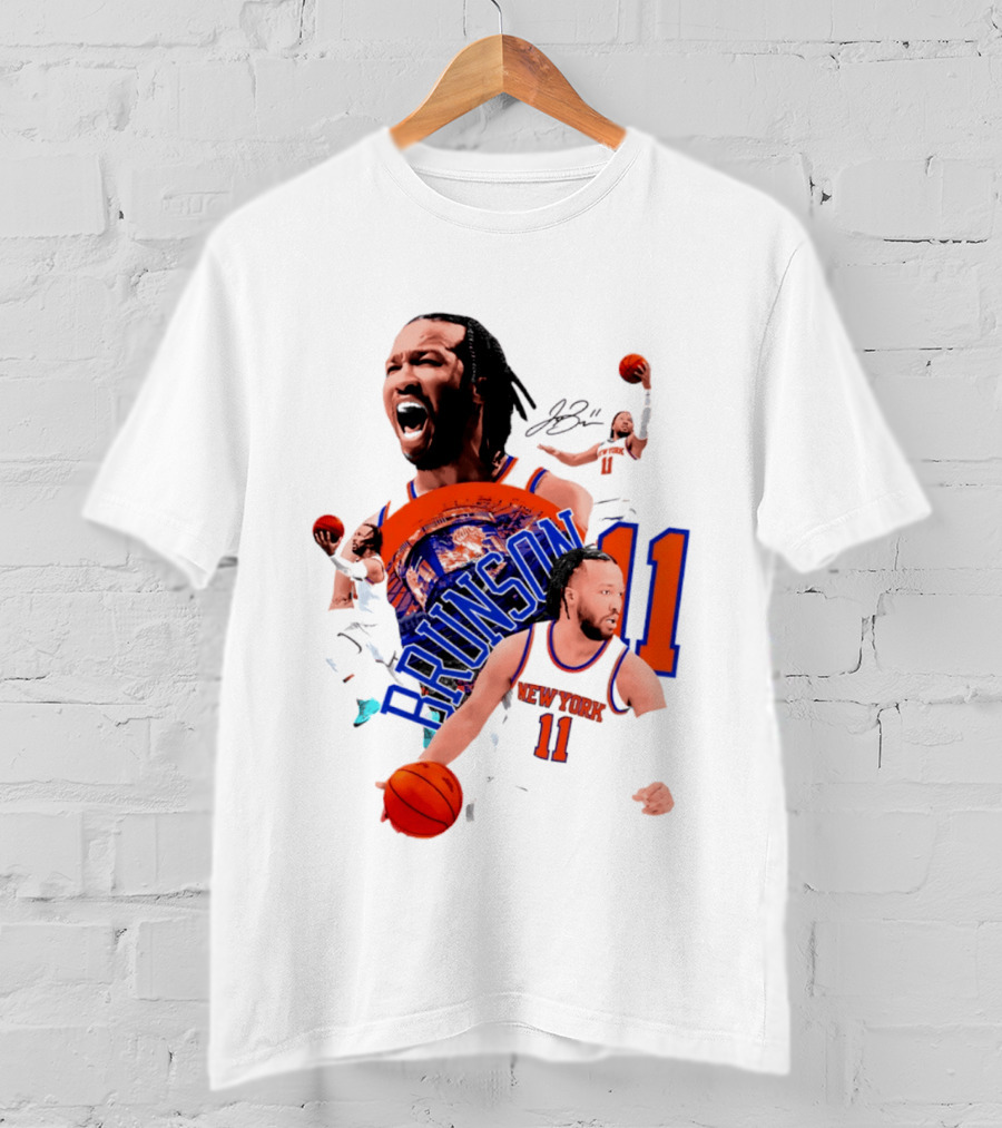 Jalen Brunson New York Knicks 11 Basketball Star T-Shirt