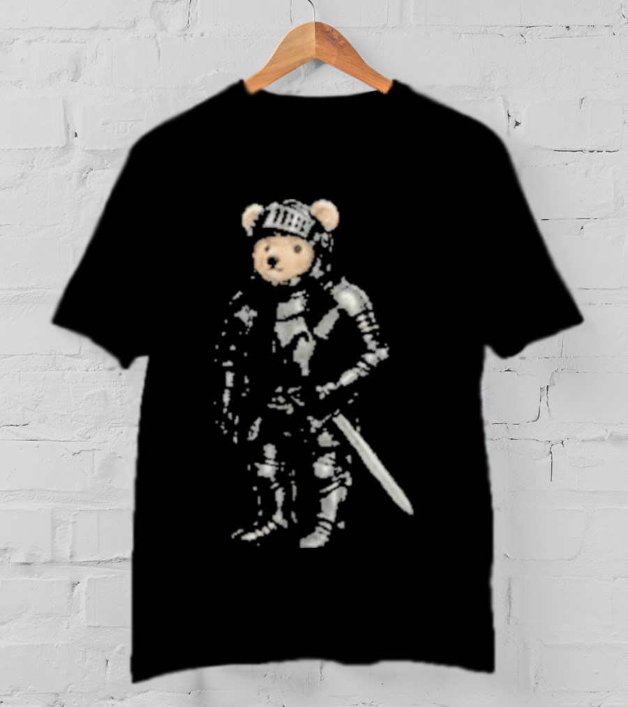 8Thwndr Armored Bear Knight With Sword T-Shirt