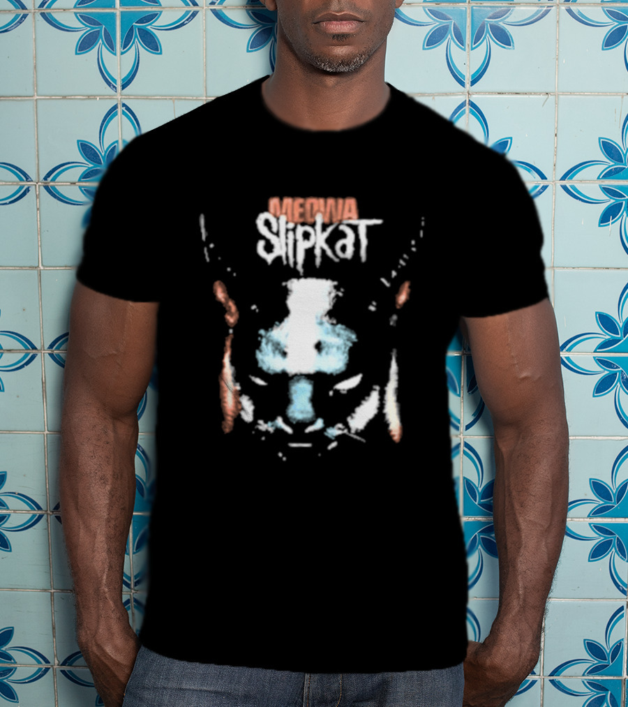 Cats And Metal Slipkat Meowa T-Shirt