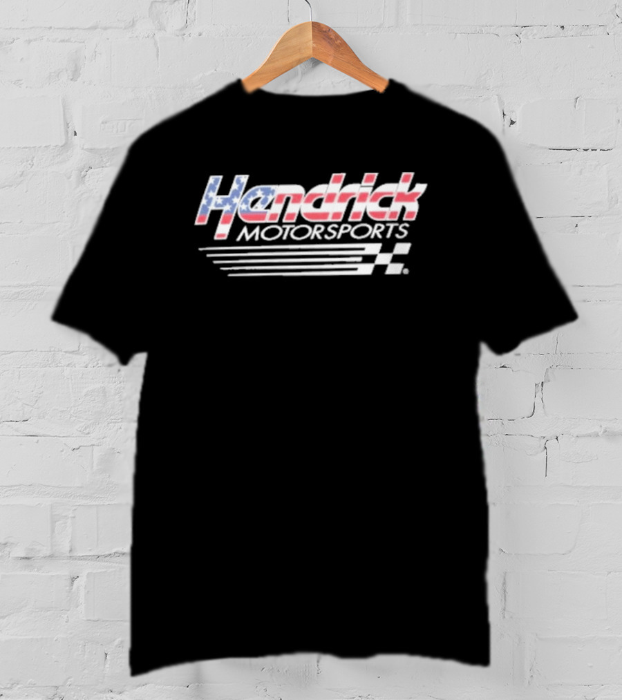 Hendrick Motorsports 2026 Patriotic With American Flag T-Shirt