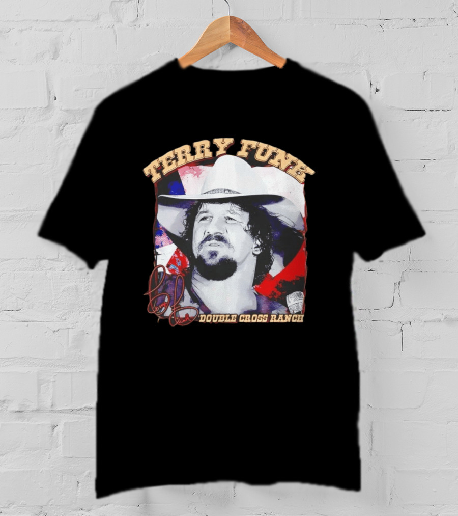 Terry Funk Double Cross Ranch WWE Cowboy T-Shirt