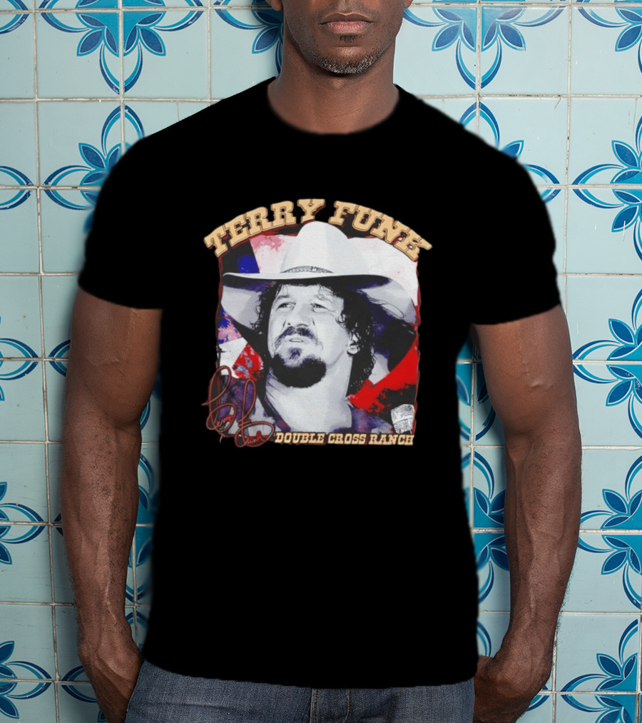Terry Funk Double Cross Ranch WWE Cowboy T-Shirt