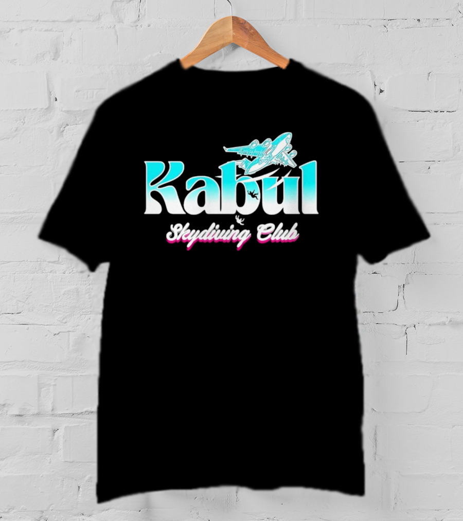 Kabul Skydiving Club Airplane Adventure T-Shirt