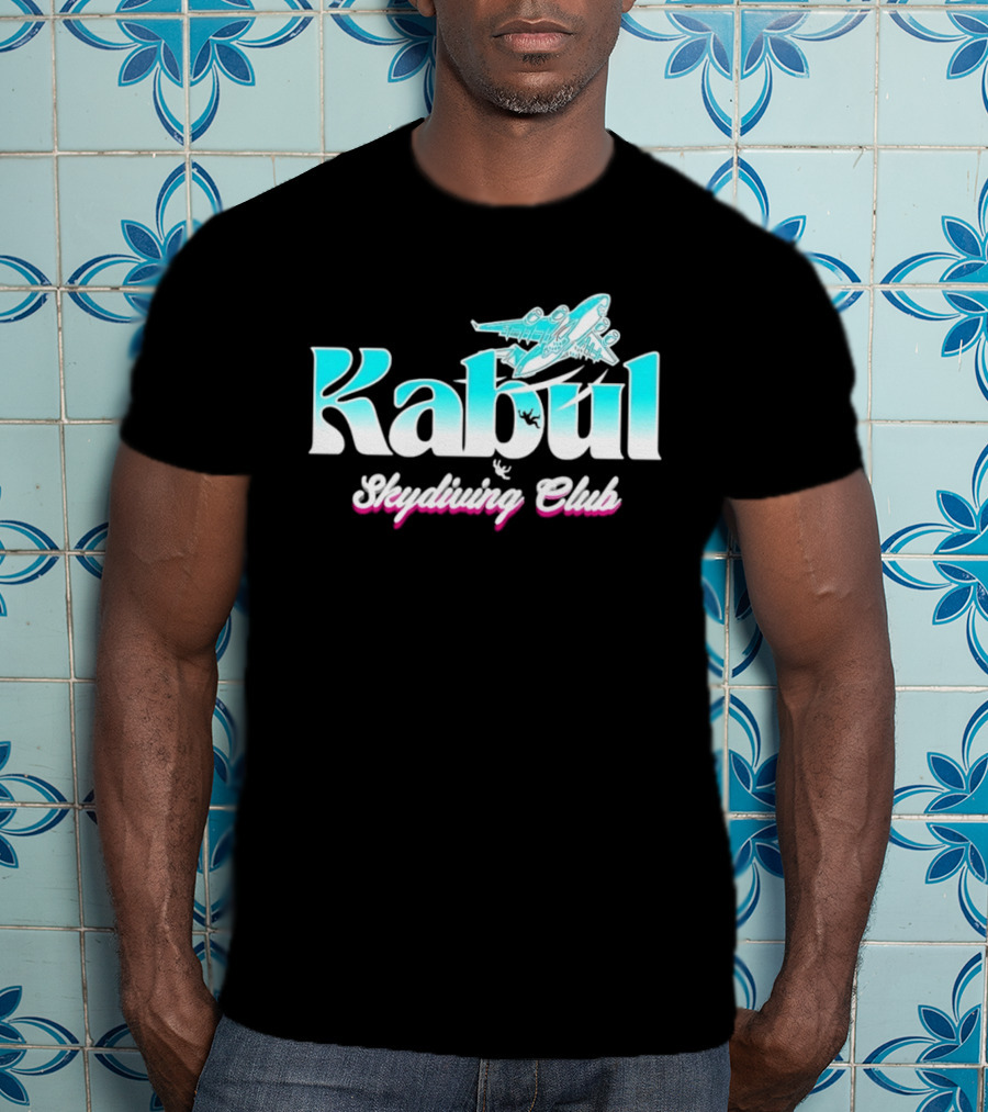 Kabul Skydiving Club Airplane Adventure T-Shirt