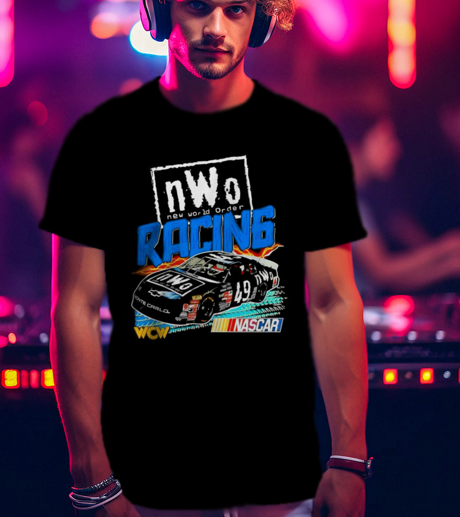 WCW NASCAR NWo Racing Kyle Petty 49 Chevrolet Monte Carlo T-Shirt