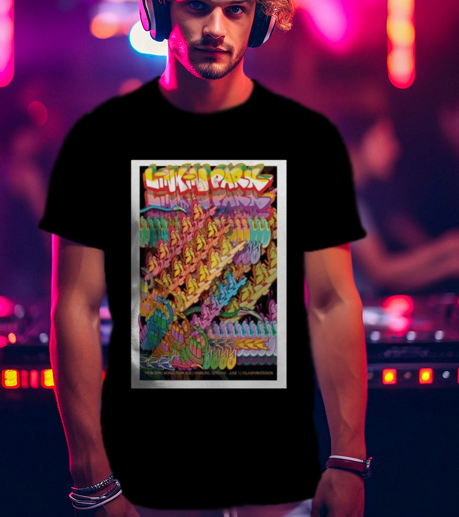 Linkin Park From Zero World Tour 2026 Hamburg Germany June 1 Volksparkstadion T-Shirt