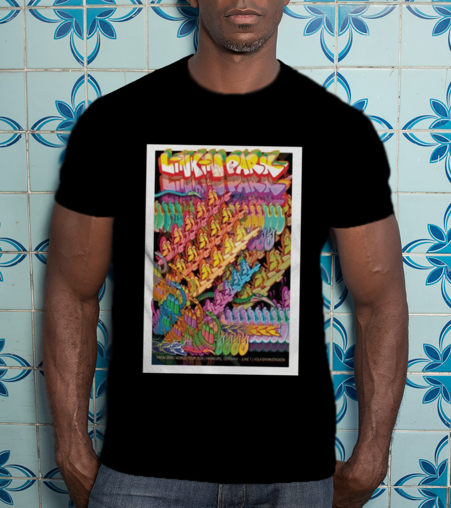 Linkin Park From Zero World Tour 2026 Hamburg Germany June 1 Volksparkstadion T-Shirt
