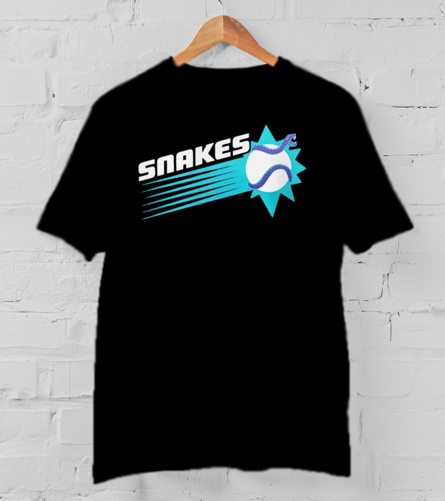 Arizona Snakes Baseball Team Serpentine T-Shirt