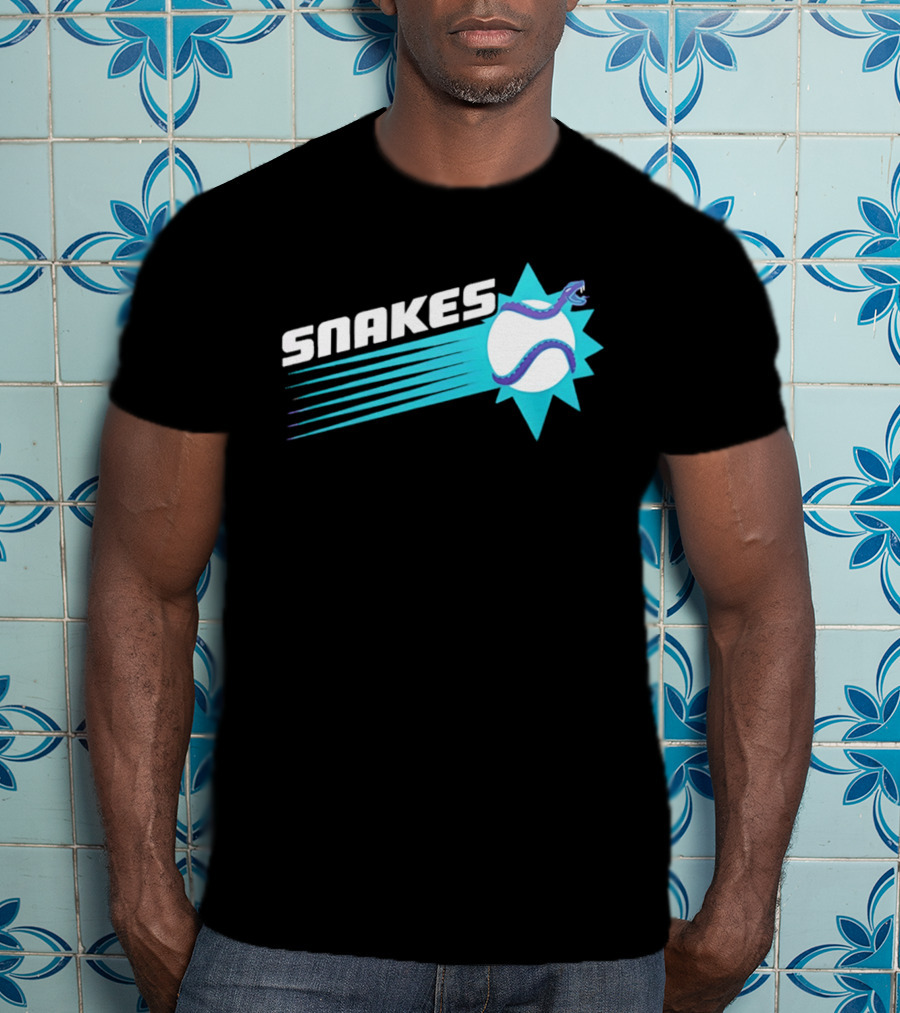 Arizona Snakes Baseball Team Serpentine T-Shirt
