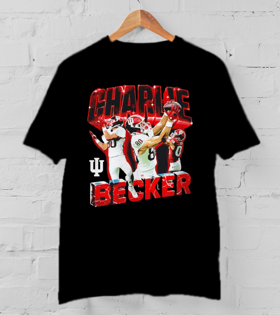 Charlie Becker Indiana Hoosiers Football 90s IU T-Shirt