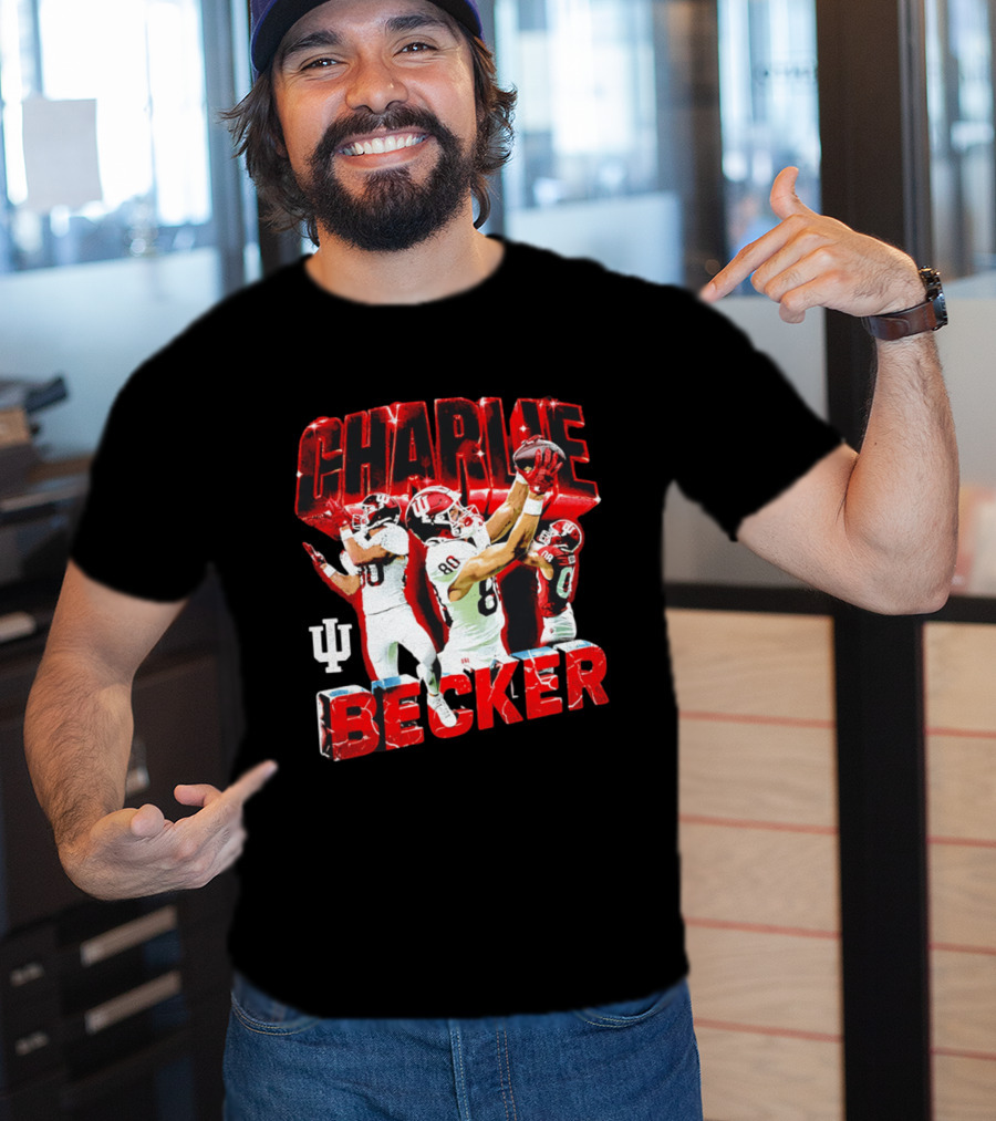 Charlie Becker Indiana Hoosiers Football 90s IU T-Shirt
