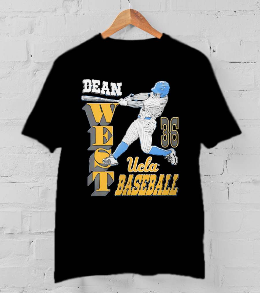 Dean West UCLA Baseball 36 NCAA T-Shirt