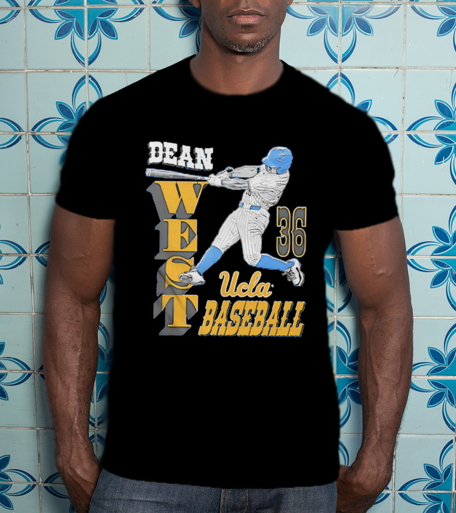 Dean West UCLA Baseball 36 NCAA T-Shirt