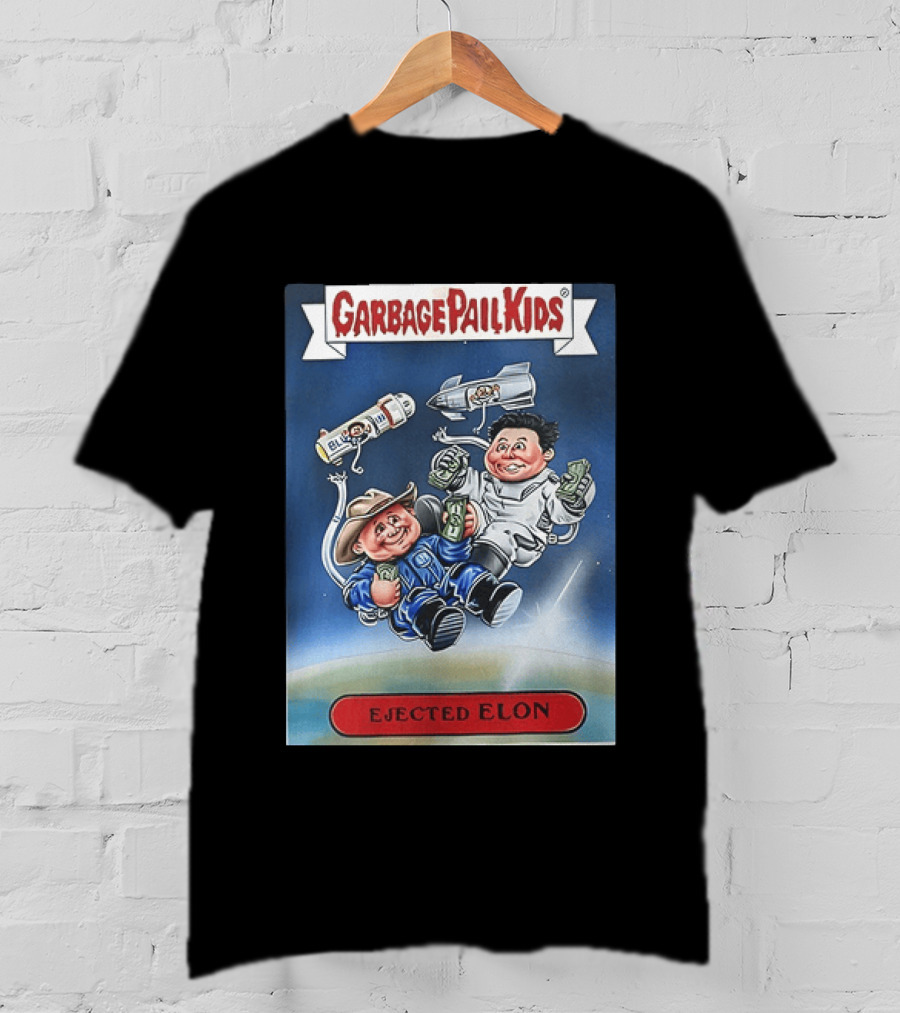 Garbage Pail Kids Ejected Elon Donald Trump And Elon Musk T-Shirt