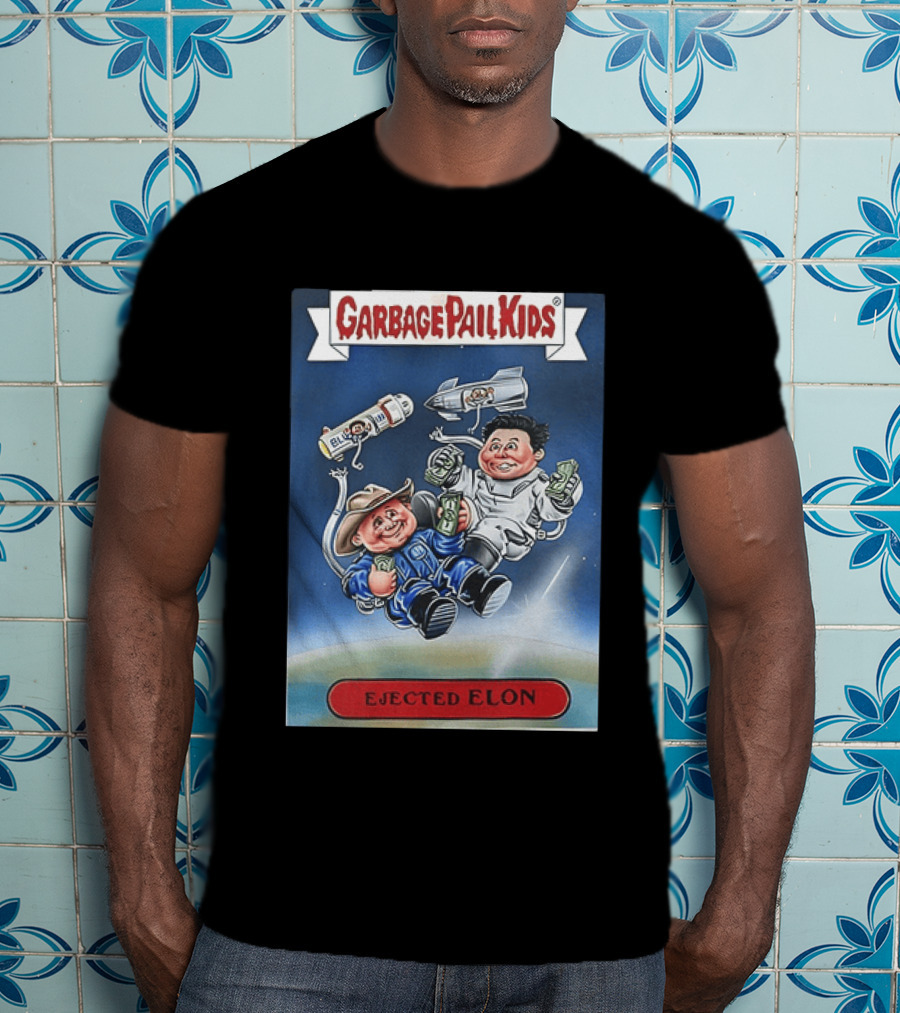 Garbage Pail Kids Ejected Elon Donald Trump And Elon Musk T-Shirt