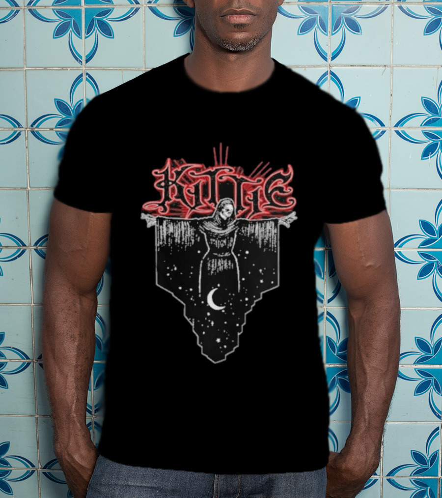 Kittie Reaper Gothic Moonlit Scene T-Shirt