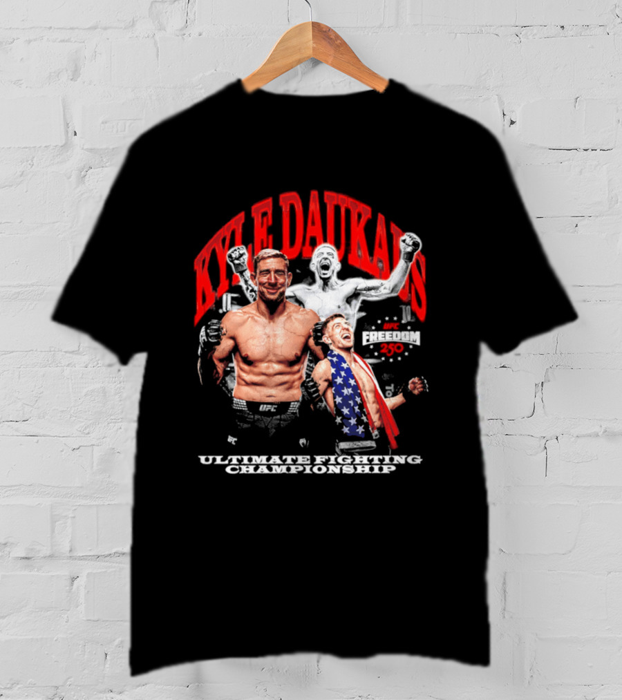 Kyle Daukaus UFC Ultimate Fighting Championship Freedom 250 T-Shirt