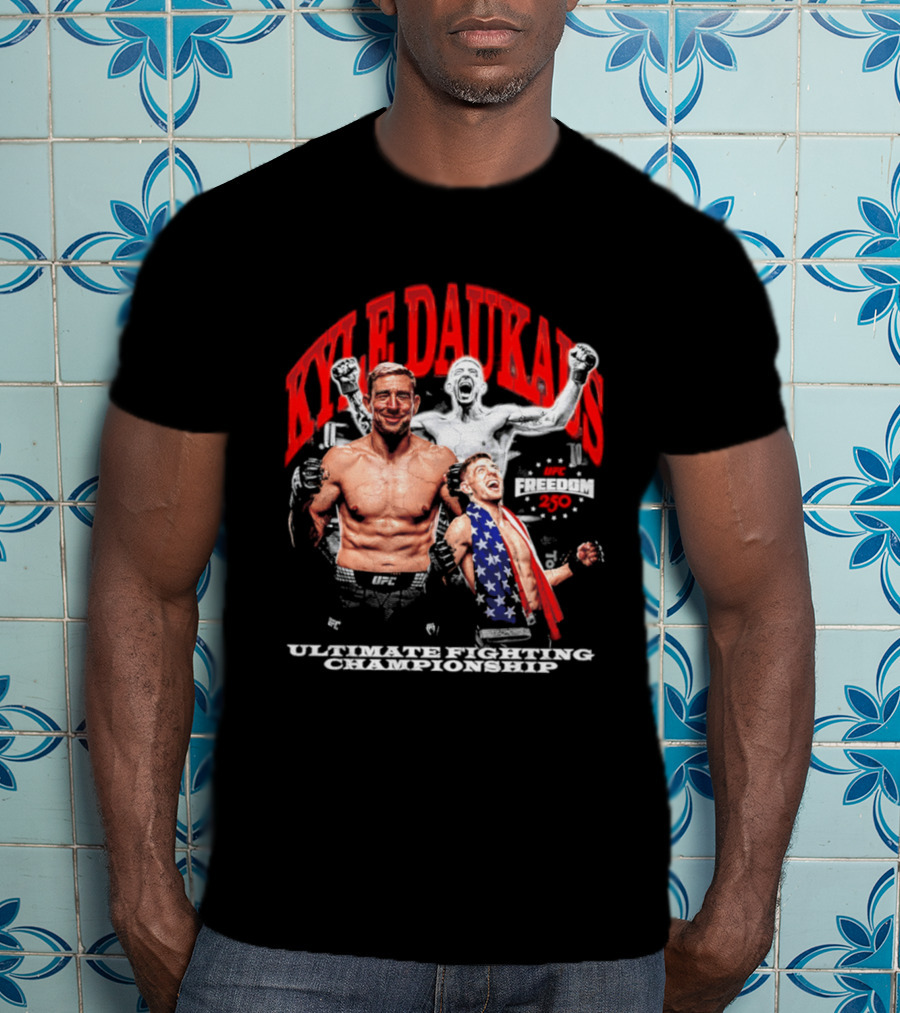 Kyle Daukaus UFC Ultimate Fighting Championship Freedom 250 T-Shirt