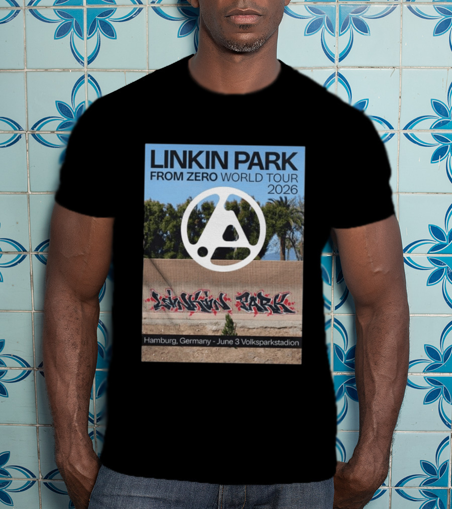 Linkin Park From Zero World Tour 2026 Hamburg Germany June 3 Volksparkstadion T-Shirt