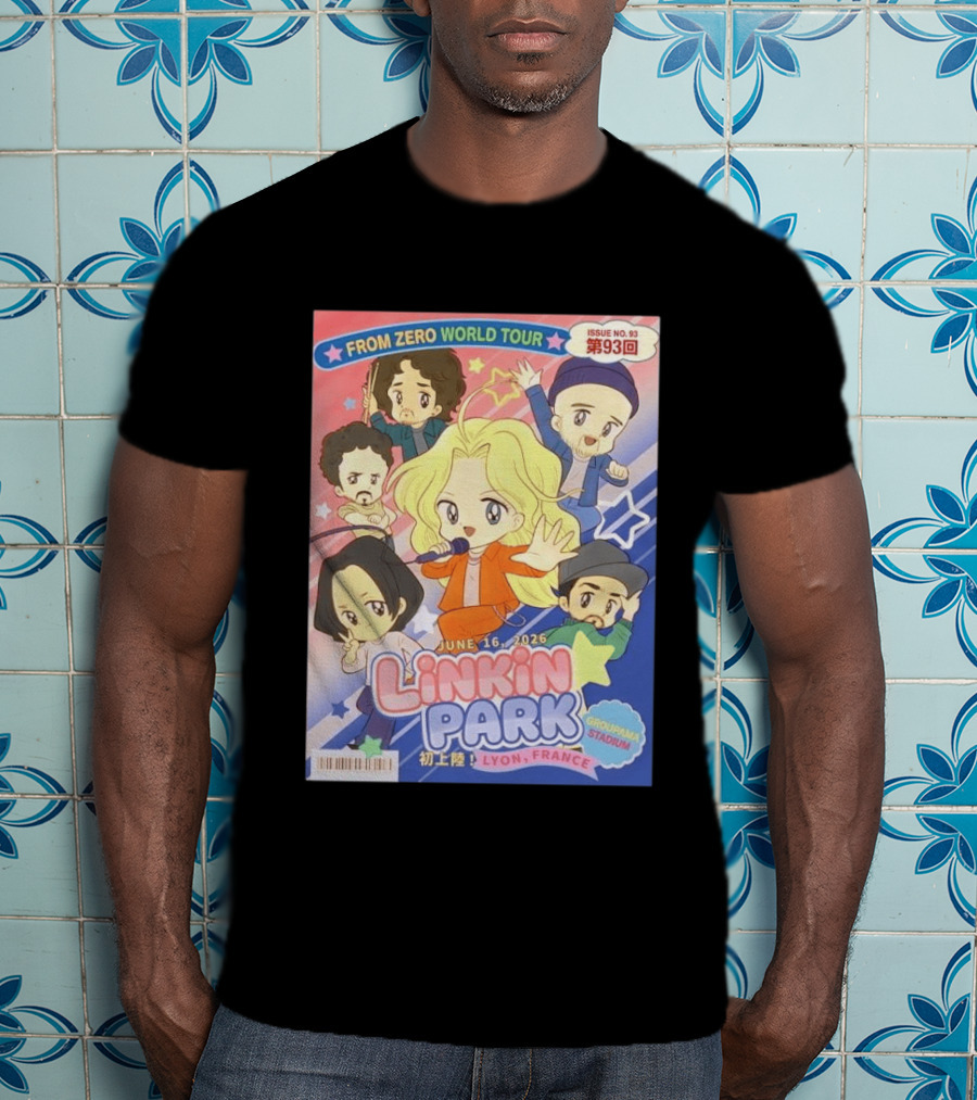 Linkin Park From Zero World Tour Issue No. 93 Lyon France Groupama Stadium June 16 2026 T-Shirt